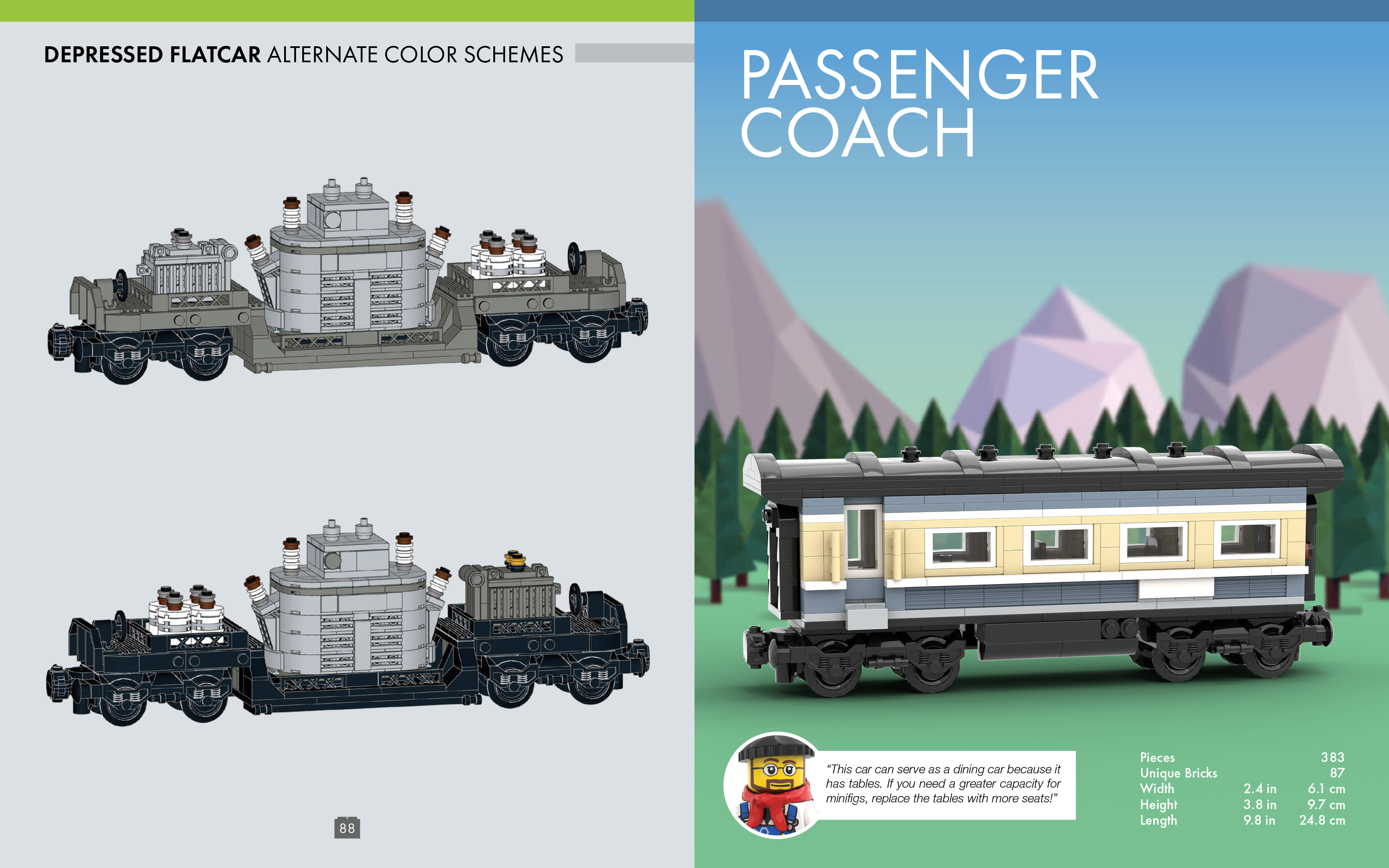 The lego train sales book